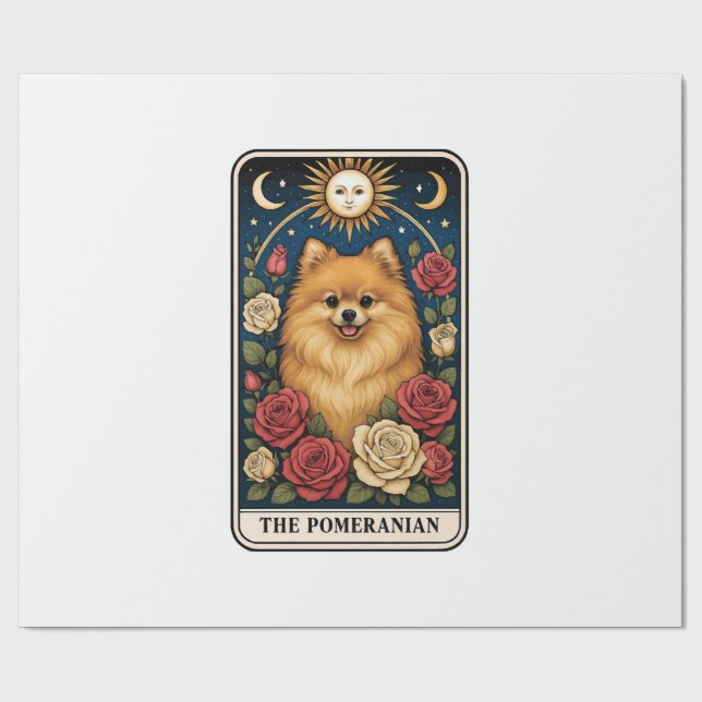 Papier Cadeau Poméranien (Plat)