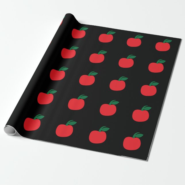 Papier Cadeau Pomme Fruit Pomme (Déroulé)