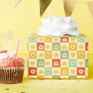 Papier Cadeau Pommes cardiaques