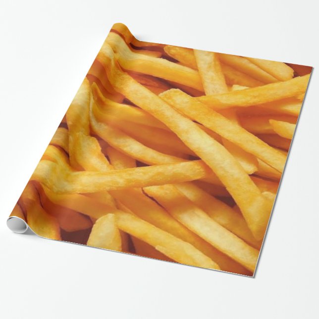 Papier Cadeau Pommes frites (Déroulé)