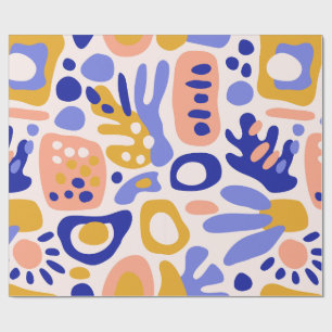 Papier Cadeau Pop Art Abstrait de Couleur   Moderne Couleur Mili