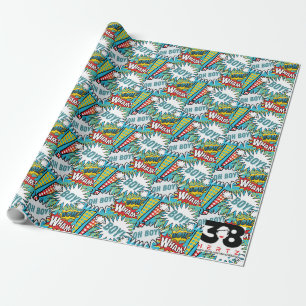 Papier Cadeau Pop Art Baby Boy