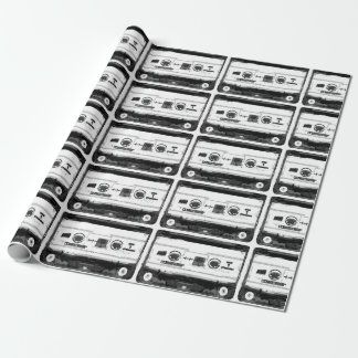 Papier Cadeau Pop Art Cassette Rétro