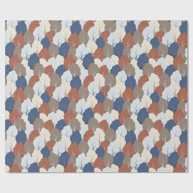 Papier Cadeau Poplar d'automne Medley (Plat)