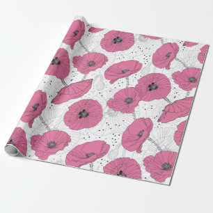 Papier Cadeau Poppies