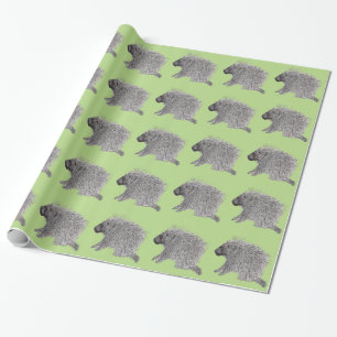 Papier Cadeau Porcupine