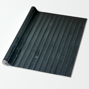 Papier Cadeau Porte en bois noir et gris