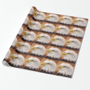 Papier Cadeau Portrait de Bald Eagle