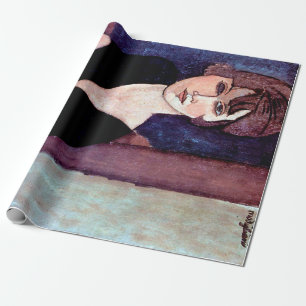 Papier Cadeau Portrait de femme, Modigliani