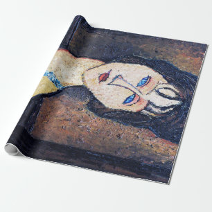 Papier Cadeau Portrait de femme, Modigliani