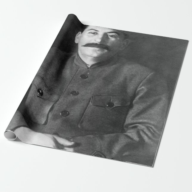 Papier Cadeau Portrait de Joseph Staline (Déroulé)