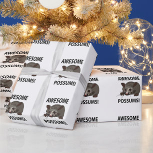 Papier Cadeau Possums Incroyables Possums Drôles