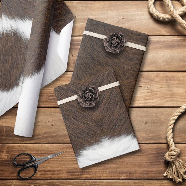 Papier Cadeau Poster de animal Brown (Créateur téléchargé)