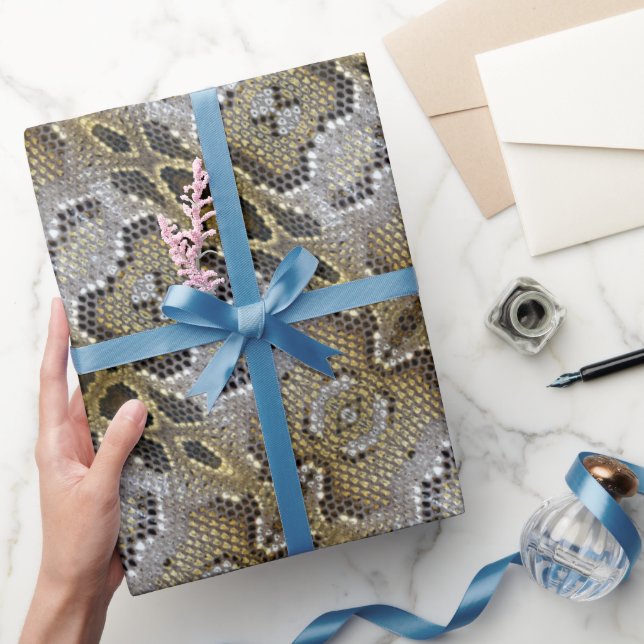 Papier Cadeau poster de animal cool motif de serpent python (Cadeaux)
