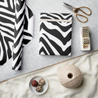Poster de animal Zebra noir et blanc