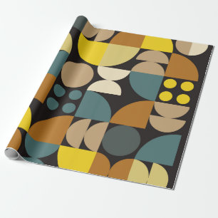 Papier Cadeau Poster d'illustration géométrique abstrait avec si