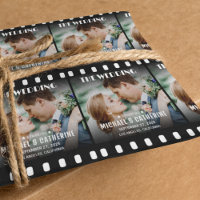 Poster Film Bande Mariage noir et blanc