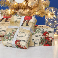 Poster publicitaire vintage Ephemera Cute Kid Chri