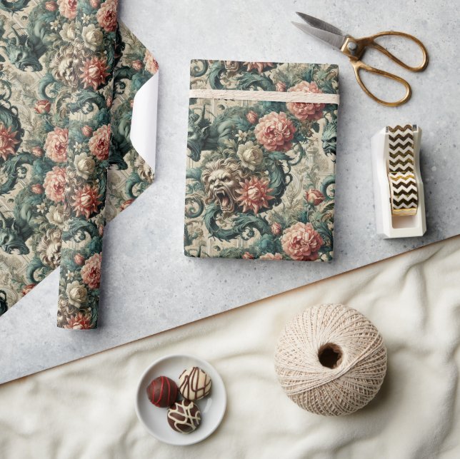 Papier Cadeau Posture de Perdition – Victorien gothique (Artisanat)