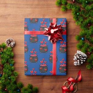 Papier Cadeau Potion d'amour des coeurs
