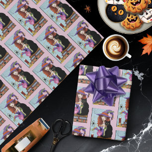 Papier Cadeau Potions de sorcières de livres de chats