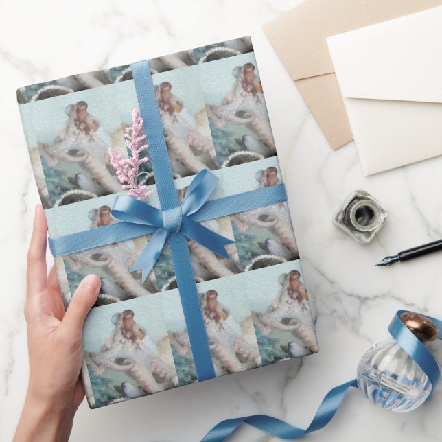 Papier Cadeau poulpe (Cadeaux)