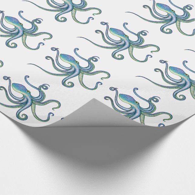 Papier Cadeau Poulpe (Coin)