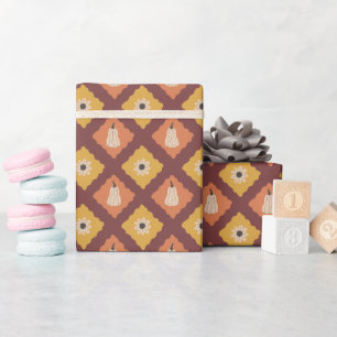 Papier Cadeau Poupée à la main Autumn Diamond Wrapping Paper Rol