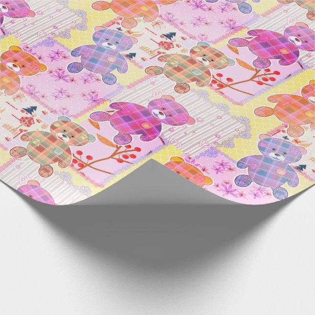 Papier Cadeau pour bébé, tout-petit (Coin)