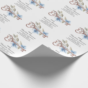 Papier Cadeau Pour Cadeau de Client Immobilier