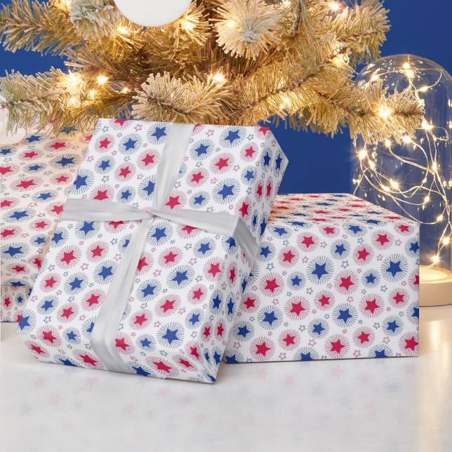 Papier cadeau pour célébration étoilée (Vacances)