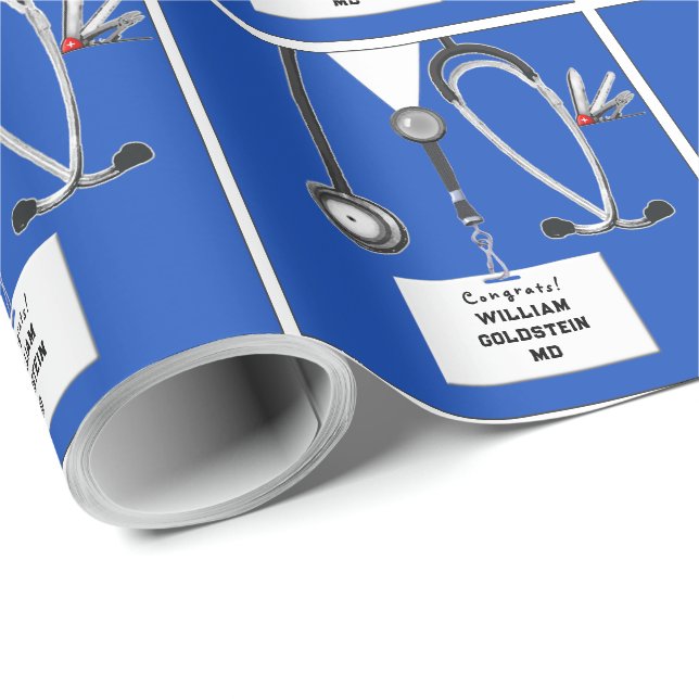 Papier Cadeau pour Docteur (Coin rond)