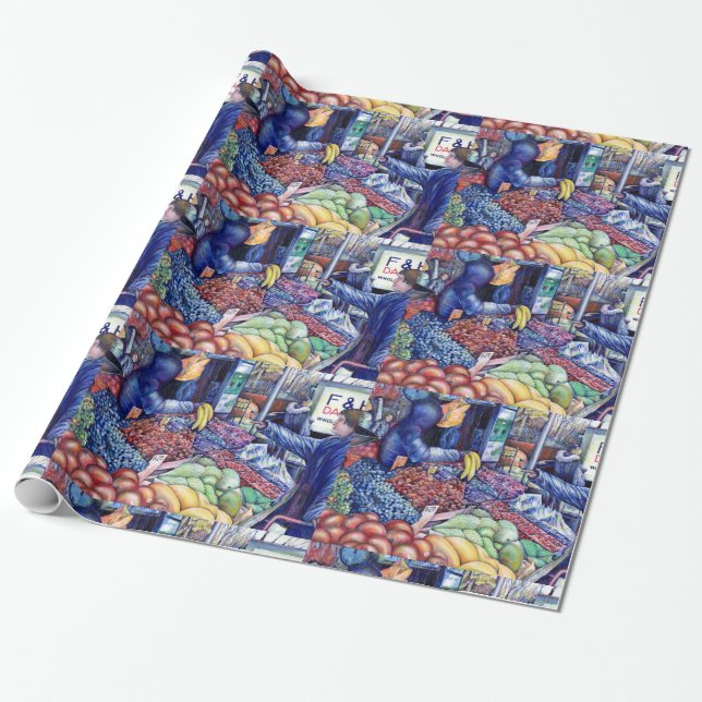 Papier Cadeau Pour la consommation mentale uniquement (Déroulé)