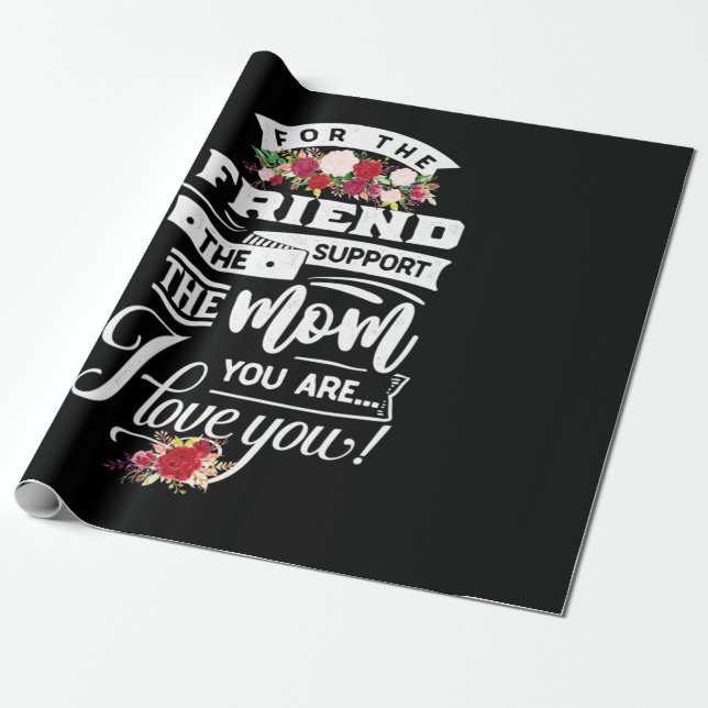 Papier Cadeau Pour Les Amis Que Je T'Aime (Déroulé)