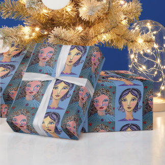 Papier cadeau pour nous les filles