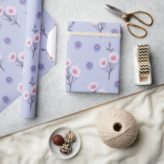 Papier Cadeau Poussière de Fée Marguerites