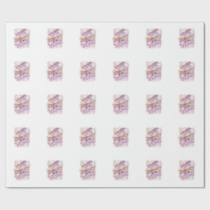 Papier Cadeau Poussière d'étoile de licorne dans mes veines conc