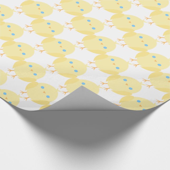 Papier Cadeau Poussins de Pâques (Coin)