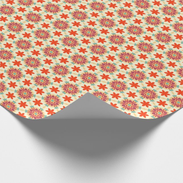 Papier Cadeau PP 577 Fleurs 3 sur 3 (Coin)