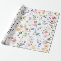 Prairie de fleurs sauvages printanières de jardin 