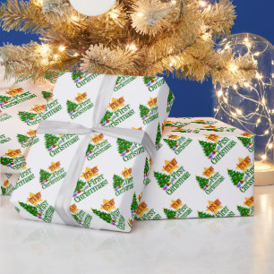 Papier Cadeau Premier Noël de Babys