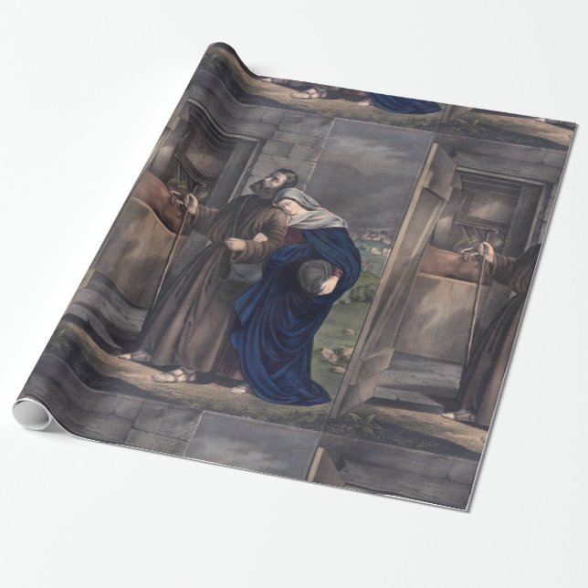 Papier Cadeau Première veille de Noël (Déroulé)