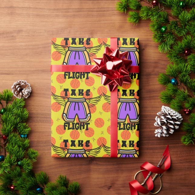 Papier Cadeau Prendre les ailes de l'ange de vol (Cadeau de vacances)