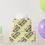 Papier Cadeau Prenez un Holly Jolly Christmas<br><div class="desc">texte qui dit Avoir un saint Noël joyeux. couleur arrière - plan peut être changée. saint et joyeux ont des couleurs plaid.</div>