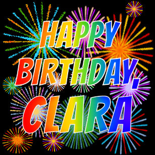 Cadeaux Joyeux Anniversaire Clara Zazzle Fr