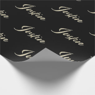 Papier Cadeau Prénom de Justin