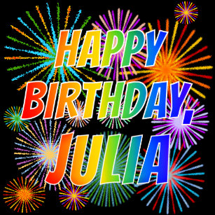 Cadeaux Joyeux Anniversaire Julia Zazzle Fr