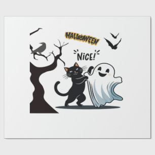 Papier Cadeau Préparez-vous à une fête d'Halloween Nice spectacu