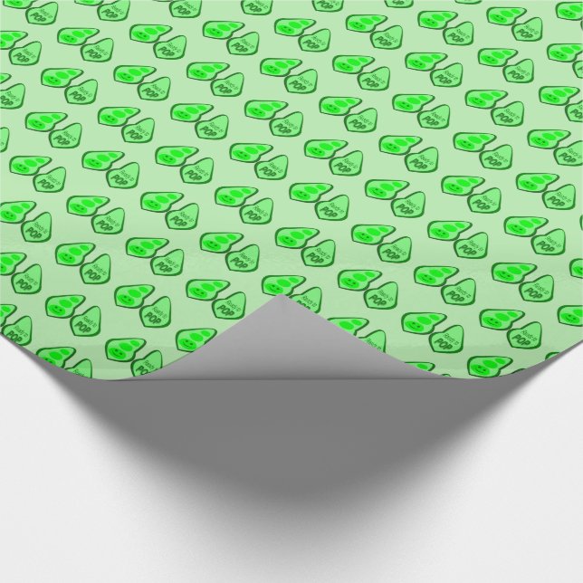 Papier Cadeau Prêt à cueillir des pois verts (Coin)