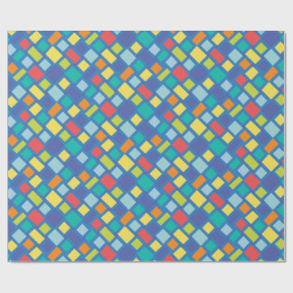 Papier Cadeau Primary Party Damier Enfant